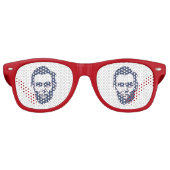 エイブリンカーンアメリカ大統領ヴィンテージポートレートUS レトロサングラス (正面)