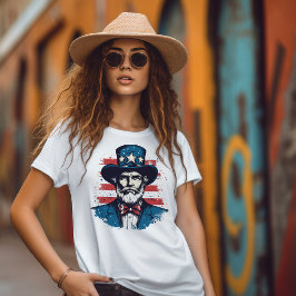 エイブリンカーンヴィンテージ独立記念日7月4日 Tシャツ