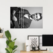 エイブリンカーン引用文ポスター ポスター (ホームオフィス)