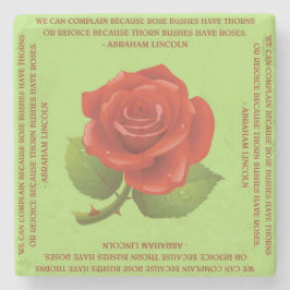 エイブリンカーン引用文 ストーンコースター