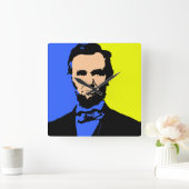 エイブリンカーン2 スクエア壁時計 (ホーム)