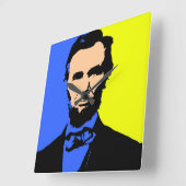 エイブリンカーン2 スクエア壁時計 (傾斜)