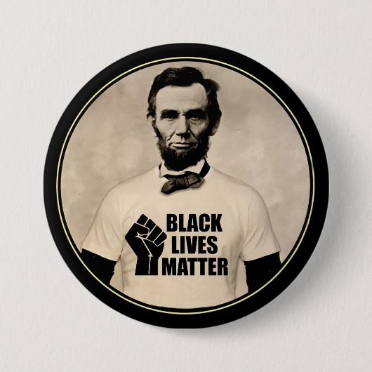 エイブリンカ考えンブラックライフ 缶バッジ (正面)