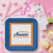 エイブリー誕生日プレート ペーパープレート (パーティー)