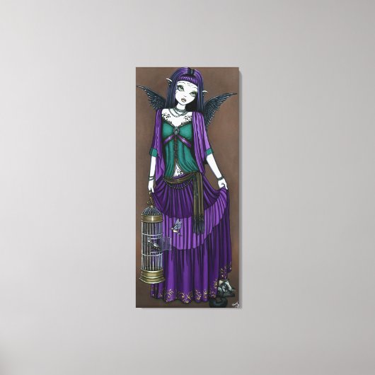 "エイブリー"バードケージエンジェルキャンバスプリントプリント キャンバスプリント (正面)