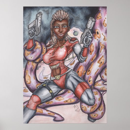 エイブルアブスタジオズ宇宙アドベンチャーズ#4プリント ポスター (正面)