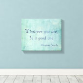 エイブ感動的ラムリンカーン引用文 キャンバスプリント (インサイチュ (ウッドフロア))