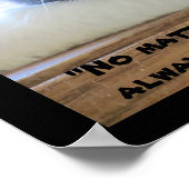 エイブ気のあるそぶりをしたラハム・リンコン引用文の目の三毛猫 ポスター (角)