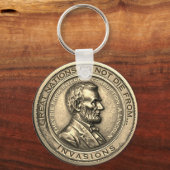 エイブ素晴らしラムリンカーン引用文 キーホルダー (裏面)