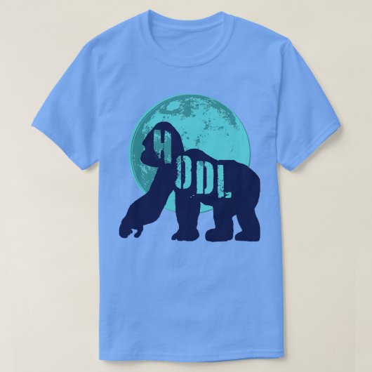 エイプネーションHODLEムーン Tシャツ (デザイン正面)