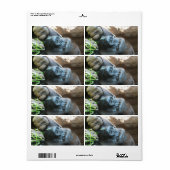 エイプフッド日本の～ゴリラ食べズ ラベル (フルシート)