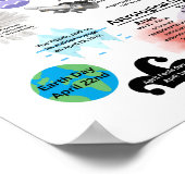 エイプリルおもしろいファクトポスター ポスター (角)