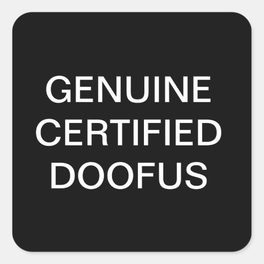 エイプリルおもしろい・フールの日のシール スクエアシール (正面)