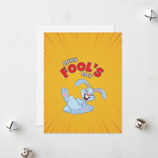 エイプリルカラフルフールズデイホリデーカード シーズンカード (正面/裏面インサイチュ)