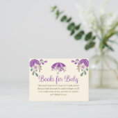 エイプリルシャワーが5月の花の本を持ってベビー エンクロージャーカード (スタンド正面)