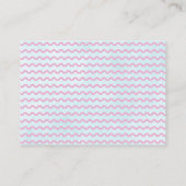 エイプリルシャワーが5月の花の本を持ってベビー エンクロージャーカード (裏面)