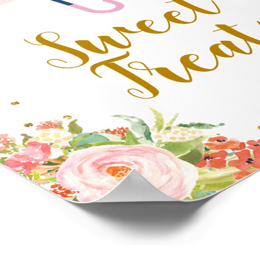 エイプリルシャワーが5月の花を持って来る甘いお菓子 ポスター (角)