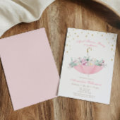 エイプリルシャワーが5花傘ベビー 招待状