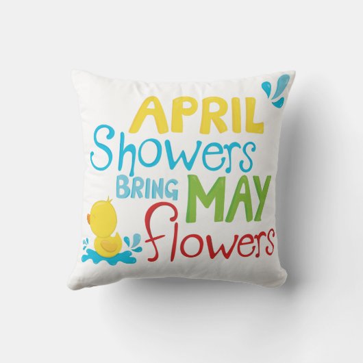 エイプリルシャワーで5月の花を持ってくる クッション (裏面)