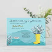 エイプリルシャワーズブライダルシャワー 招待状 (スタンド正面)