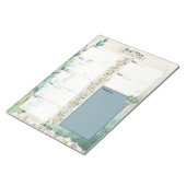 エイプリルシャワーズ7日間食事プランナー ノートパッド (アングル)