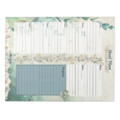 エイプリルシャワーズ 7日間食事プランナー ノートパッド (正面)