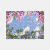 エイプリルシャワーフリースブランケット フリースブランケット (正面(横))