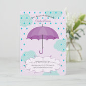 エイプリルシャワーブライダルシャワー 招待状 (スタンド正面)