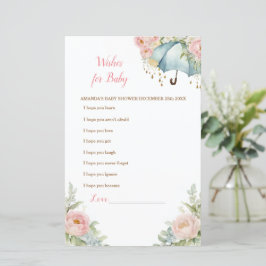 エイプリルシャワー傘の願いベビー