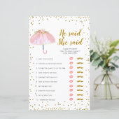 エイプリルシャワー彼は彼女はゲームカードを言った (スタンド正面)