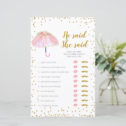 エイプリルシャワー彼は彼女はゲームカードを言った (スタンド正面)