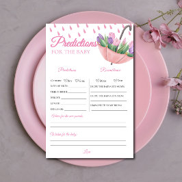 エイプリルシャワー赤ちゃんシャワー予測ゲーム