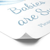 エイプリルシャワー5月の花を持ってベビーは甘い ポスター (角)