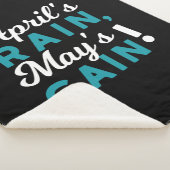 エイプリルシャワー5月の花感動的引用文 シェルパブランケット (3/4)