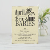 エイプリルシャワー6月ベビー 招待状 (スタンド正面)