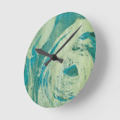 エイプリルシャワーII ラウンド壁時計 (傾斜)