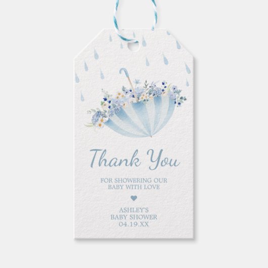 エイプリルシャワーMay花メッセージカード ギフトタグ (正面)