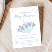 エイプリルシャワーMay Flowers赤ちゃんシャワー 招待状