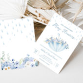 エイプリルシャワーMay Flowers赤ちゃんシャワー 招待状