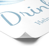 エイプリルシャワーMay Flowers Baby Shower Drinks ポスター (角)