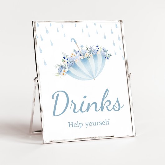 エイプリルシャワーMay Flowers Baby Shower Drinks ポスター