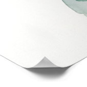 エイプリルデイジー誕生花 ポスター (角)