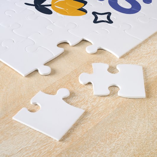 エイプリルハグとウェットノーズ – かわいい犬と猫のアート ジグソーパズル (側面)