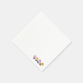 エイプリルハグとウェットノーズ – フローラ部分 スタンダードカクテルナプキン (角)