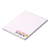 エイプリルハグとウェットノーズ – フローラ部分 ノートパッド (回転)