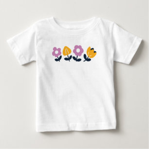 エイプリルハグとウェットノーズ – フローラ部分 ベビーTシャツ