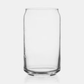 エイプリルパーソナライズされた誕生フラワーデイジーホワイト ガラス缶 (左)