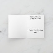 エイプリルフールの悪ふざけのないカード カード (内部)