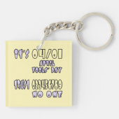 エイプリルフールの日だ キーホルダー (裏面)