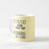 エイプリルフールの日だ コーヒーマグカップ (正面左)